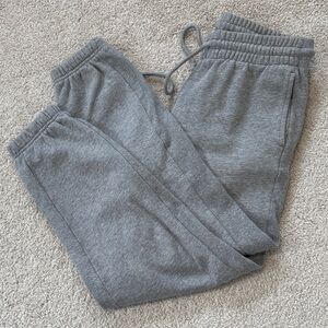 TNA Aritzia Cozy Fleece Jogger Sweatpants Heathered Grey 26" SzXS